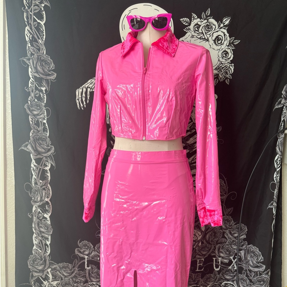 NWT Foreplay polyester 2 piece costume